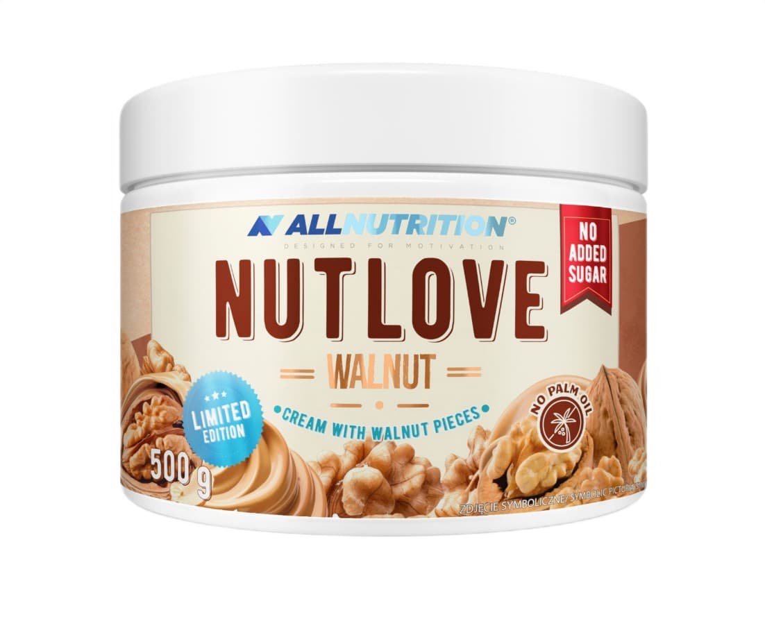 Allnutrition - Nutlove, Walnusscreme mit Walnussstücken - 500g – Allnutrition Verpackung