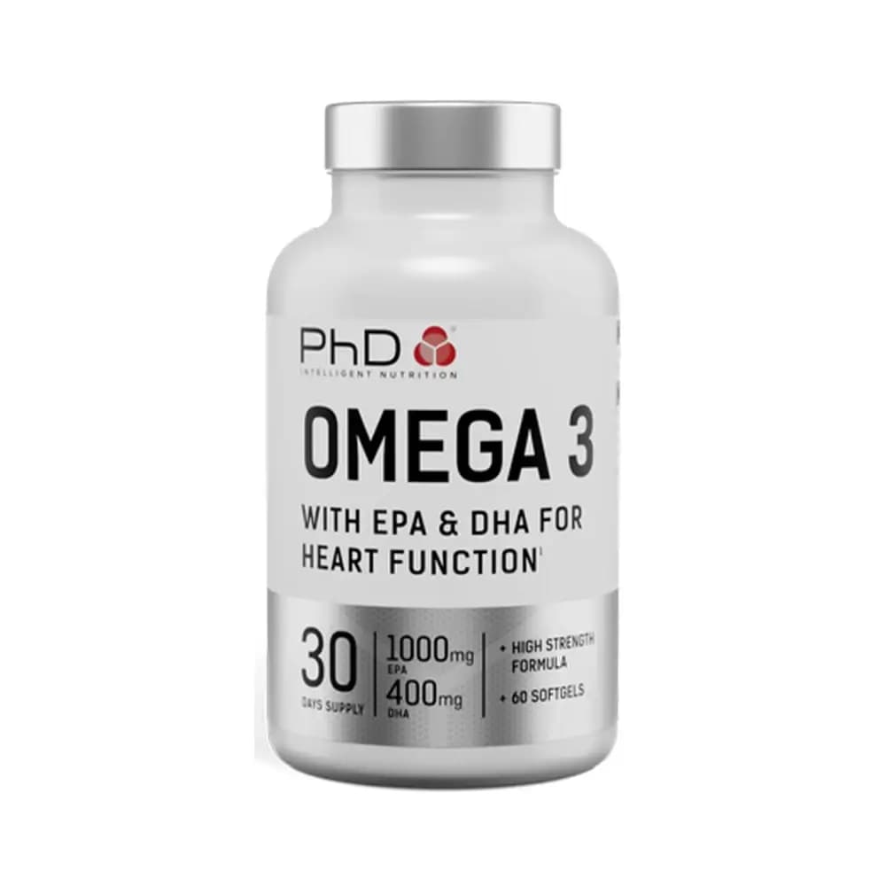 PhD Omega 3 Osmakad – 60 miękkich kapsułek – PhD opakowanie