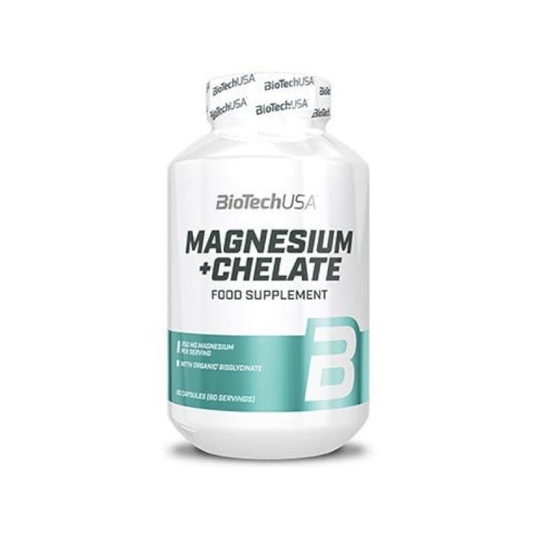 BioTechUSA - Magnésio + Chelate - 60 cápsulas – BioTechUSA embalagem