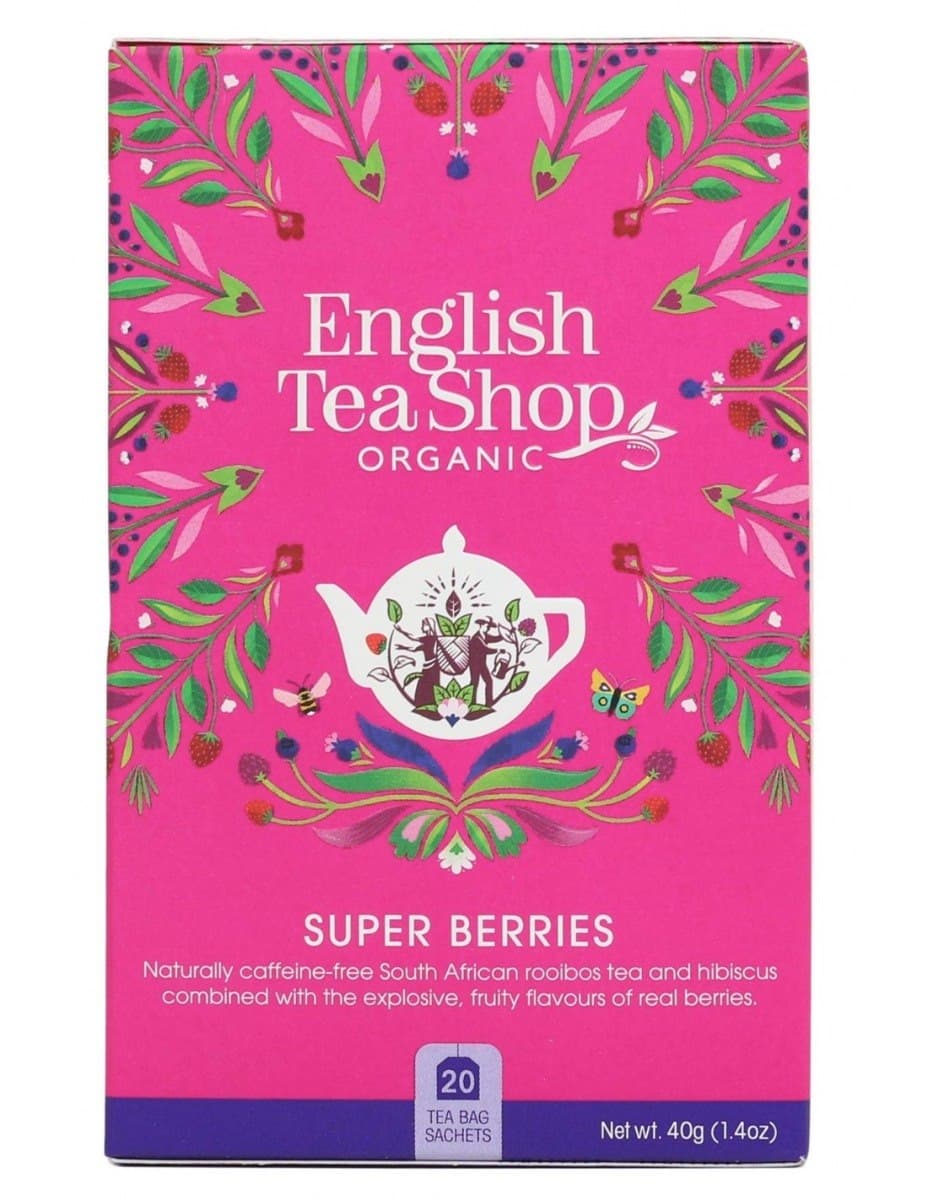 ENGLISH TEA SHOP Økologisk Frugt Te (20 x 2 g) 40 g