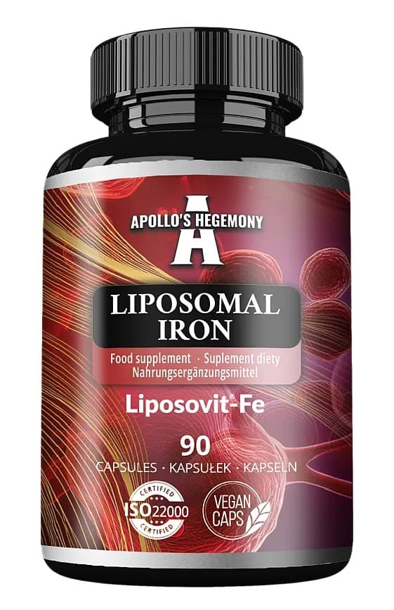 Apollo'S Hegemony - Liposomal Iron - 90 capsules – Apollo'S Hegemony verpakking