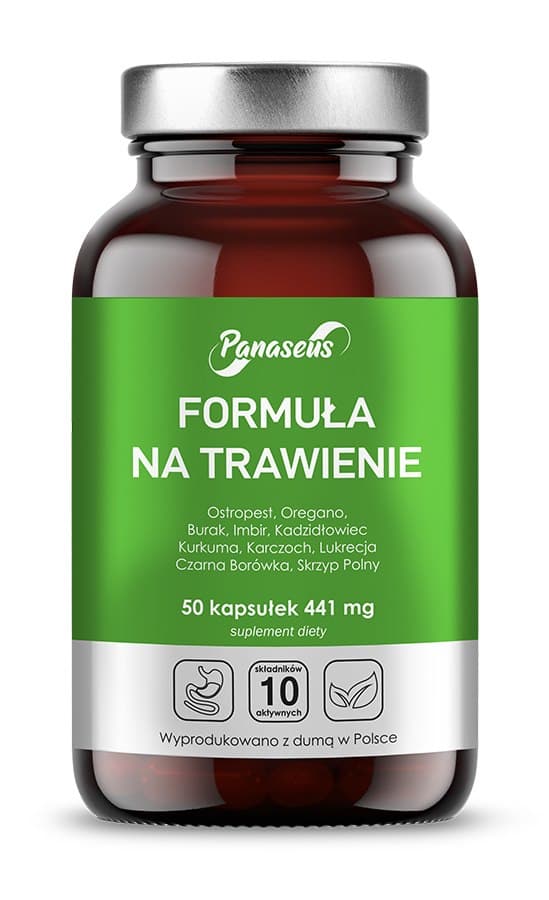 Panaseus Digestive Formula 50 kapslar – 30 dagars kur