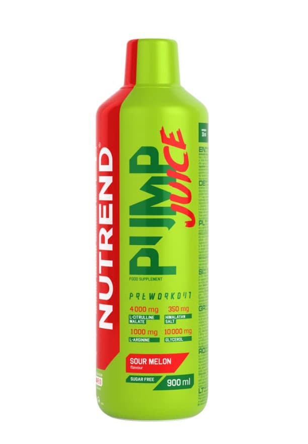 Nutrend Pump Juice, Sour Melon - 900ml – Nutrend förpackning