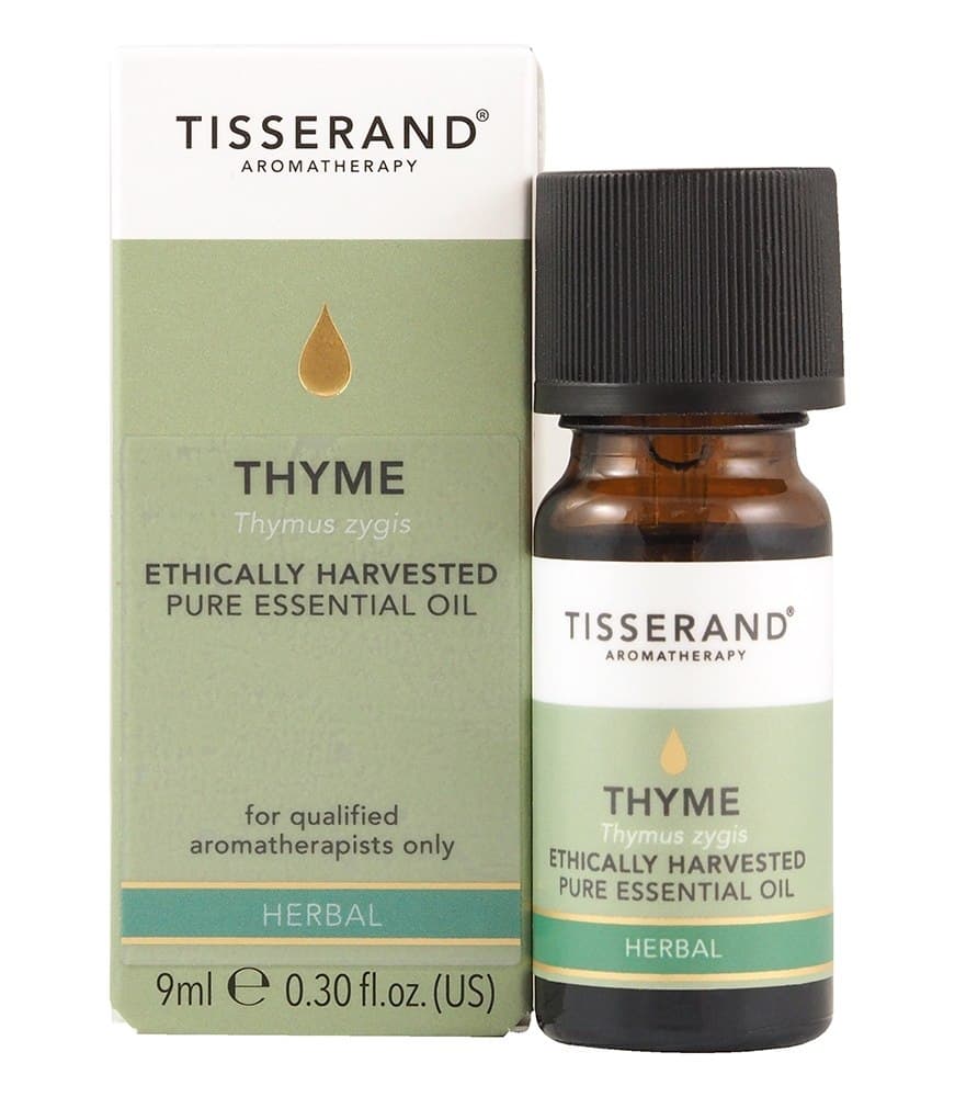 Tisserand Aromatherapy - Olio essenziale di timo - 9ml – Tisserand Aromatherapy confezione