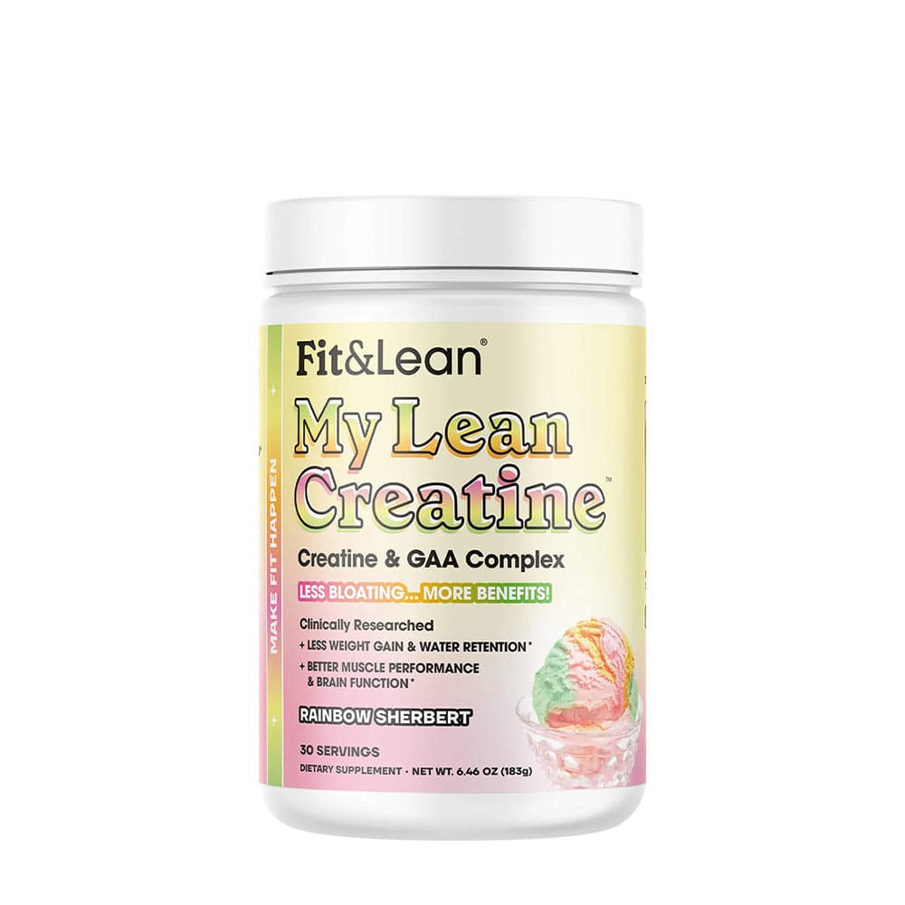 Fit&Lean My Lean Creatine Rainbow Sherbert 183g – Fit&Lean förpackning