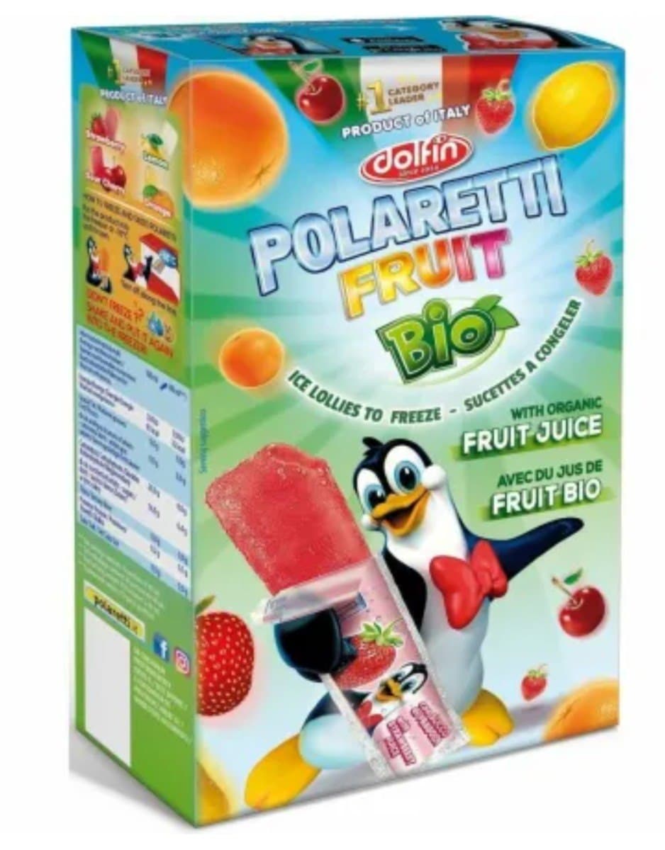 Dolfin Lody Wodne Do Zamrożenia BIO (10x40 ml) 400 ml | Bio Planet – Dolfin emballage
