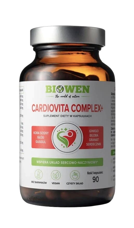 Biowen - Cardiovita Complex+ - 90 kapsler – Biowen emballage