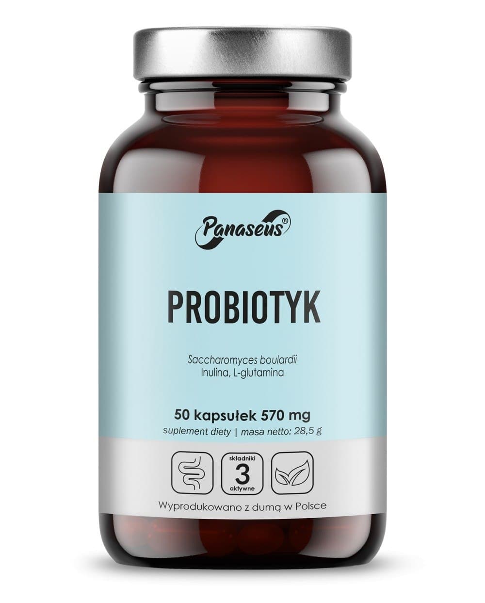 Panaseus Probiotic 1 milliard CFU - 50 kapsler – Panaseus packaging
