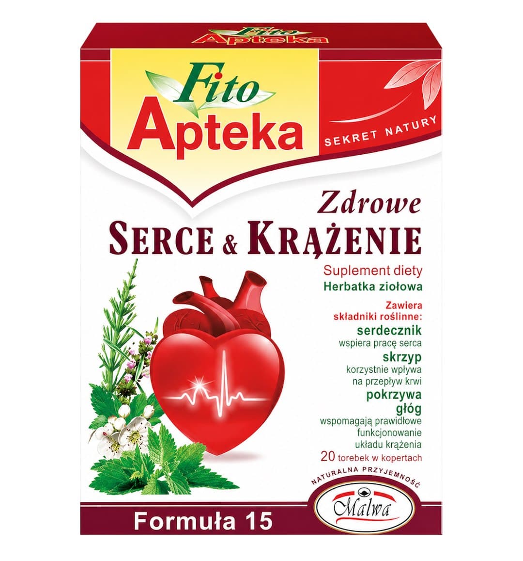 Fito Apteka - F15 Healthy Heart & Circulation Tea 20x2g