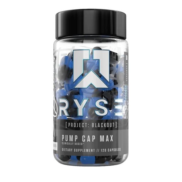 Ryse Pump Cap Max Project Blackout - 120 capsules