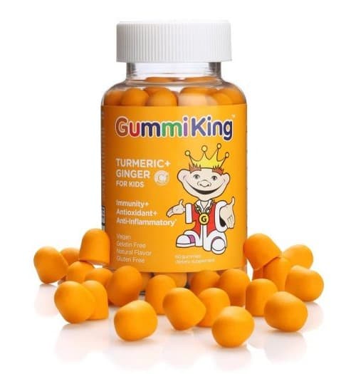 Gummiking - Gurkmeja och Ingefära för Barn - 30 Tugggummin