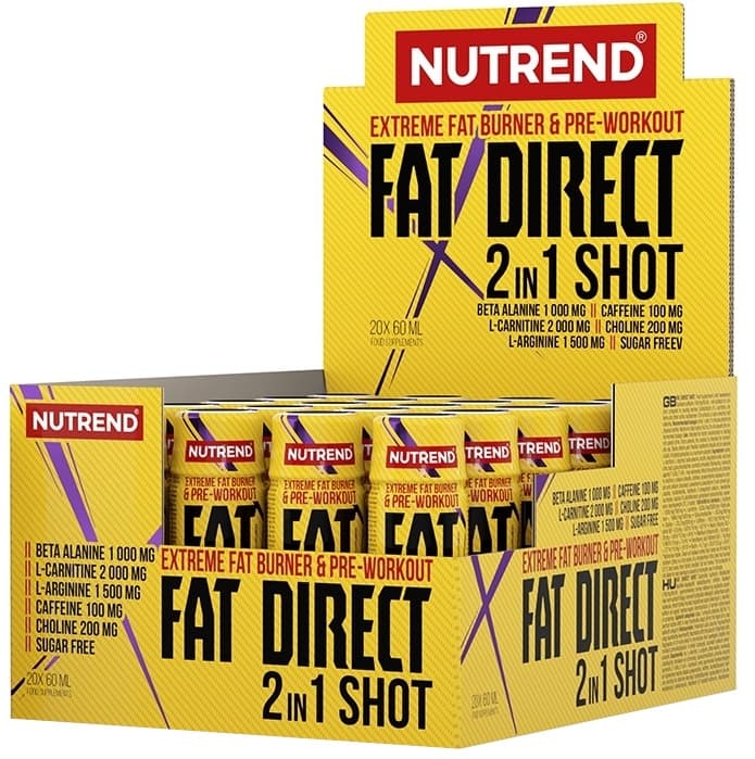 Nutrend - Fat Direct 2In1 Shot - 20 x 60ml – Nutrend confezione