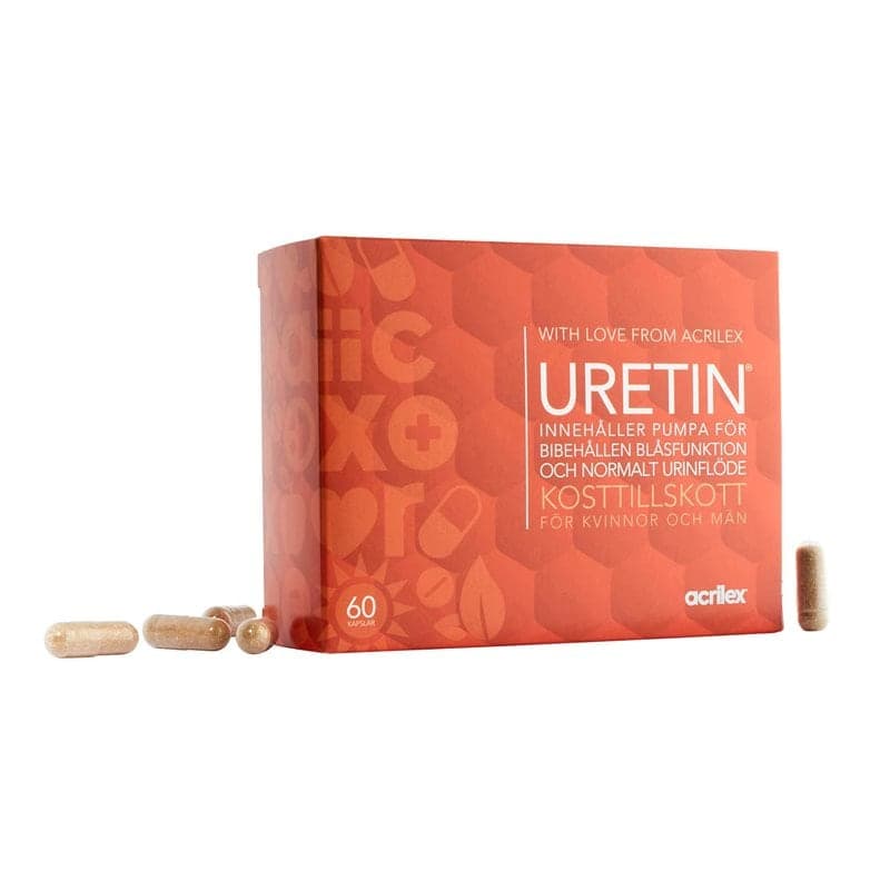 Uretin 60 cápsulas | Acrilex – Acrilex embalagem