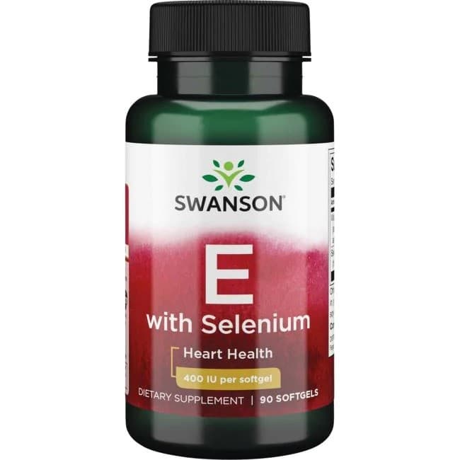 Swanson - E With Selenium - 400IU - 90 Sgels – Swanson förpackning