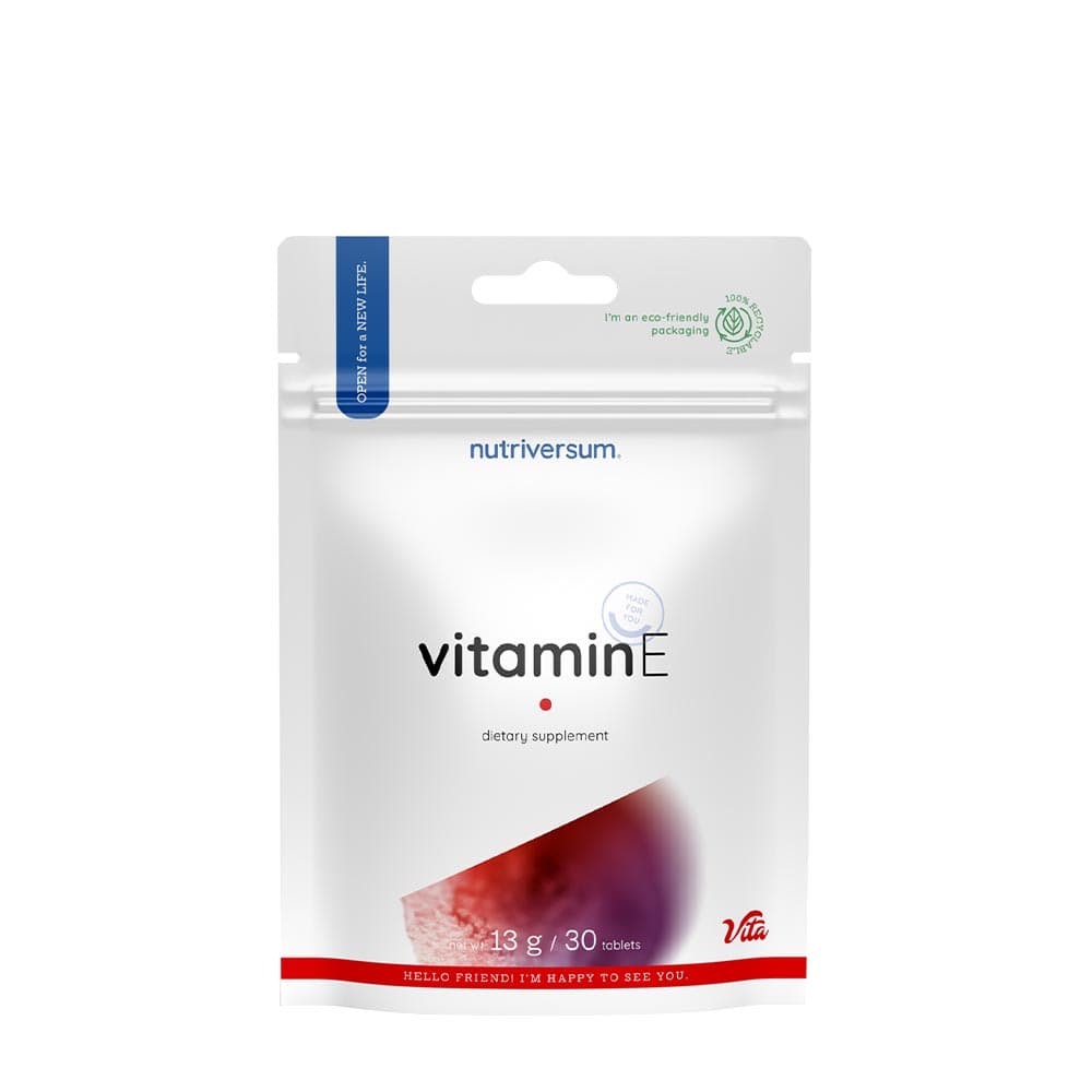 Nutriversum - Vitamin E - 13g / 30 Tabletten – Nutriversum packaging