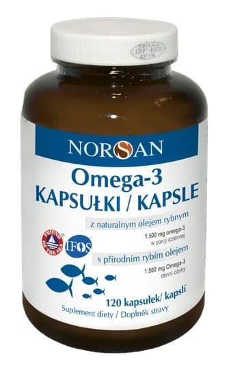 Norsan Omega-3 Kapseln Fischöl 120 Kapseln – Norsan Verpackung