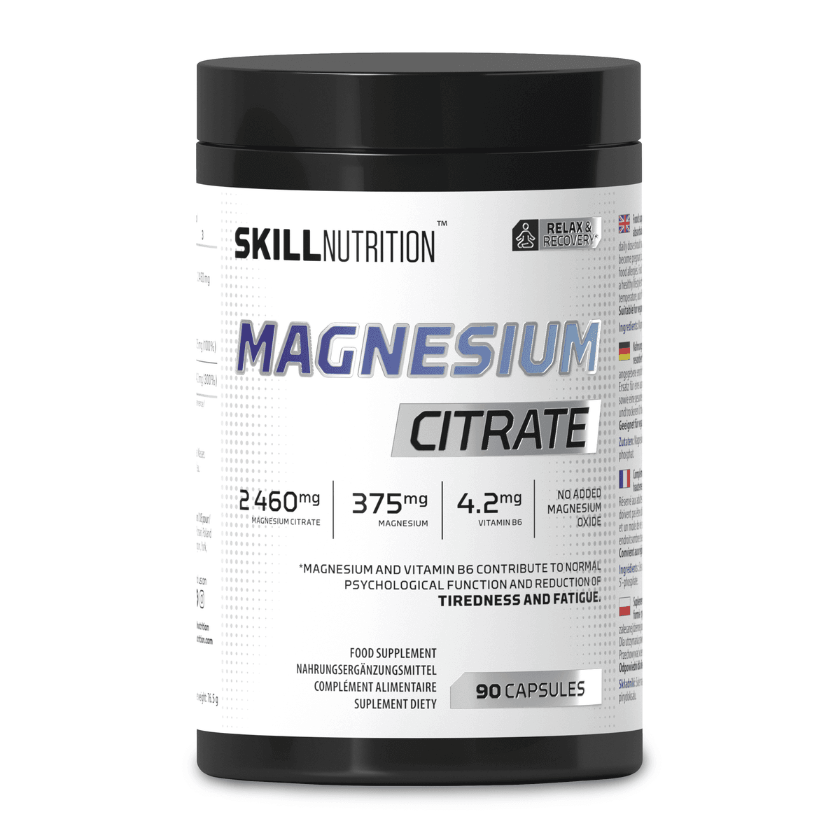 Skill Nutrition - Magnesiumcitrat – Skill Nutrition packaging