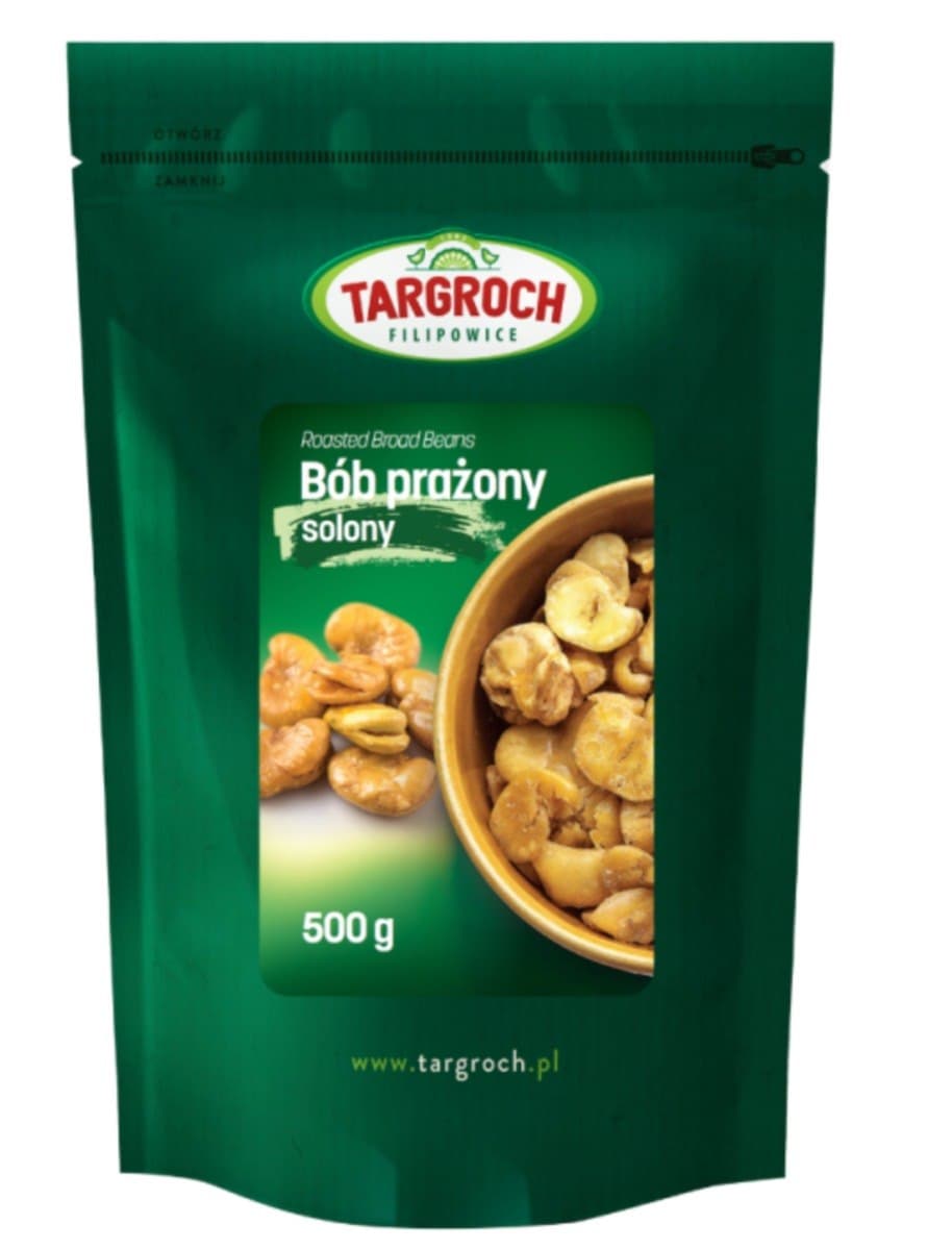 Targroch Roasted and Salted Broad Bean 500 g – Targroch packaging