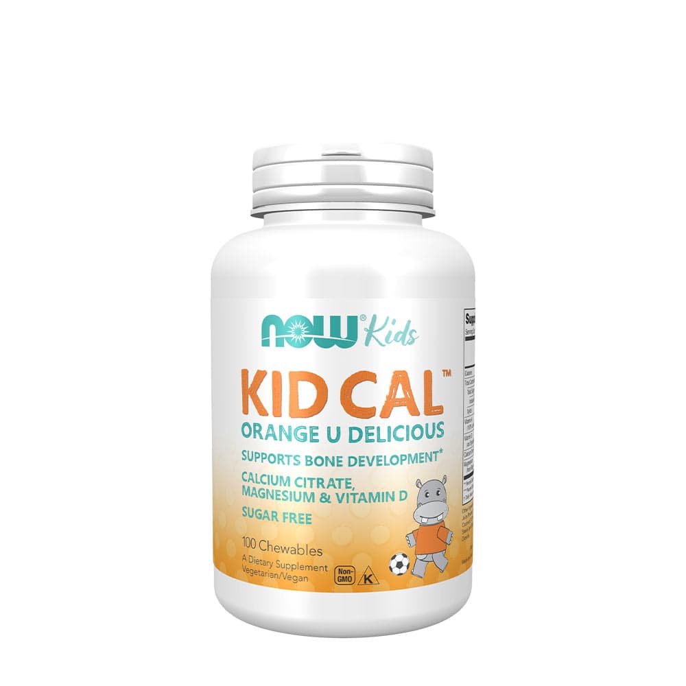 NOW Foods - Kid Cal 60 Tablets – NOW Foods packaging