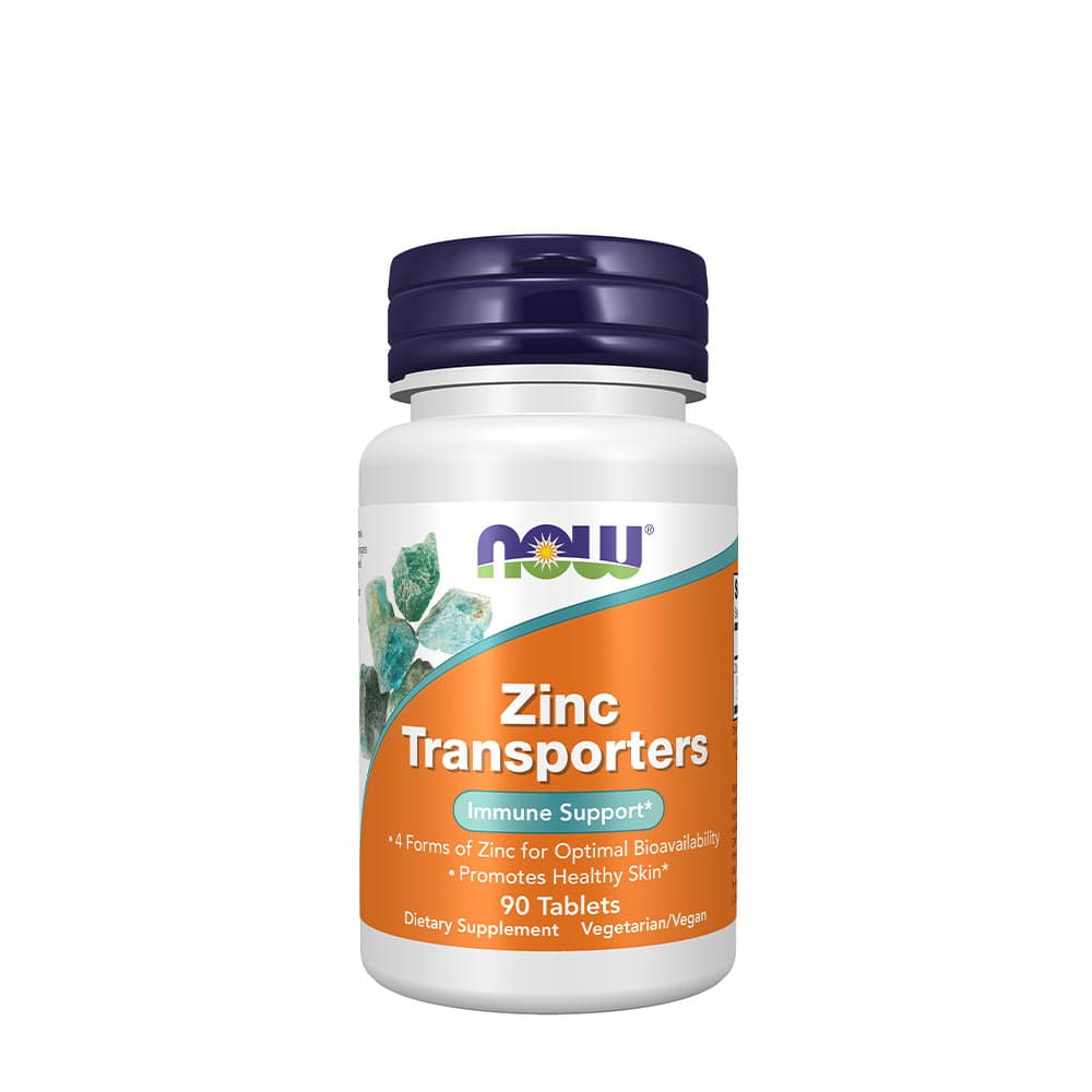 NOW Foods Zinc Transporters - 30 capsules – NOW Foods verpakking