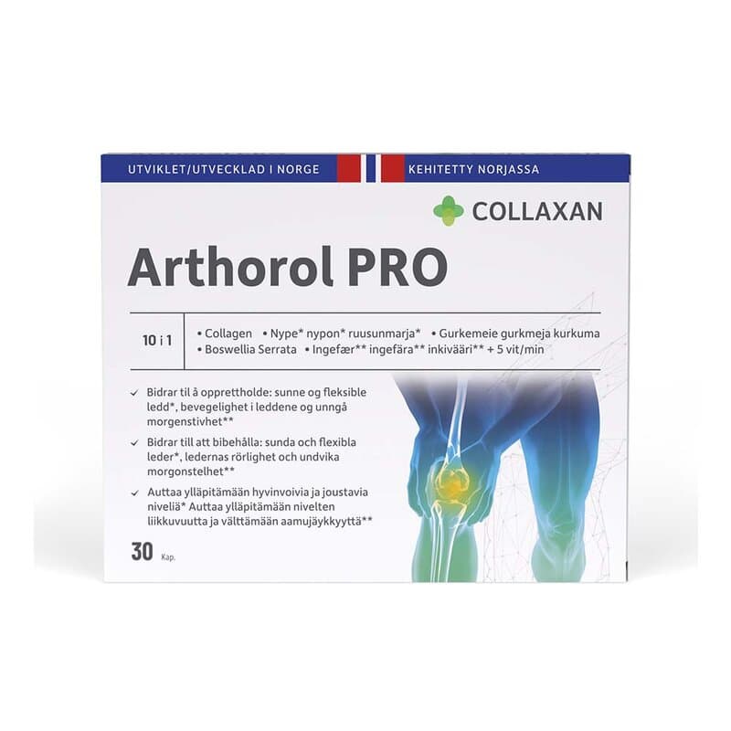 Arthorol Pro 30 capsules – Collaxan packaging