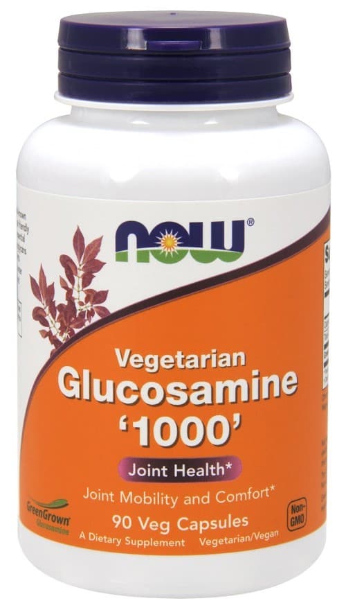 NOW Foods Glucosamine 1000 Vegetarian - 90 capsules – NOW Foods packaging