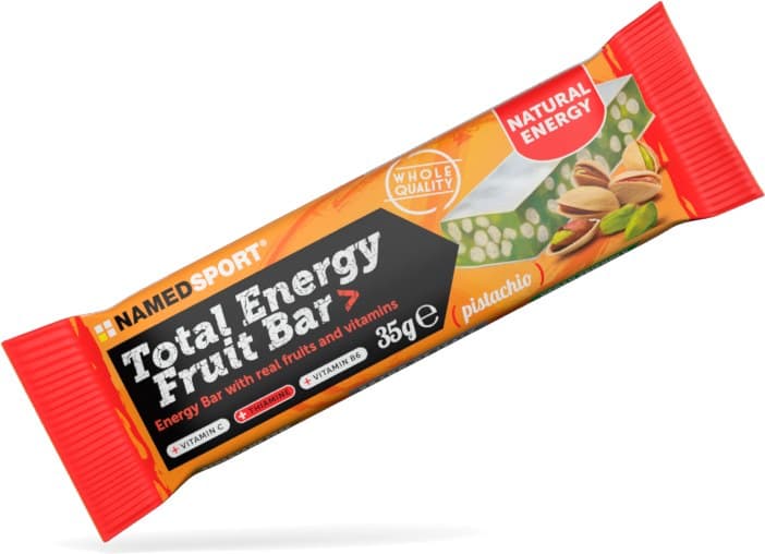 Namedsport Energy Fruit Bar Kohlenhydrat-Riegel mit Pistaziengeschmack 35 g – Named Sport packaging