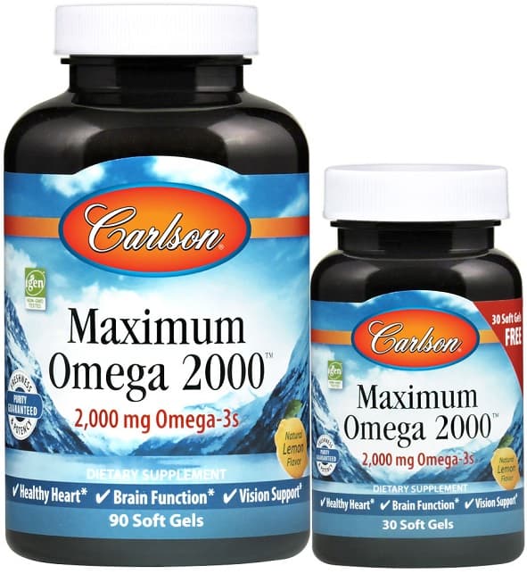 Carlson - Maximum Omega 2000 – Carlson Labs packaging