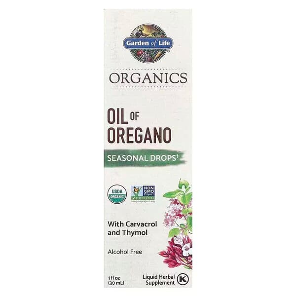 Garden Of Life Organics Oil Of Oregano 30ml – Flüssiges Bio-Oreganöl – Garden Of Life Verpackung