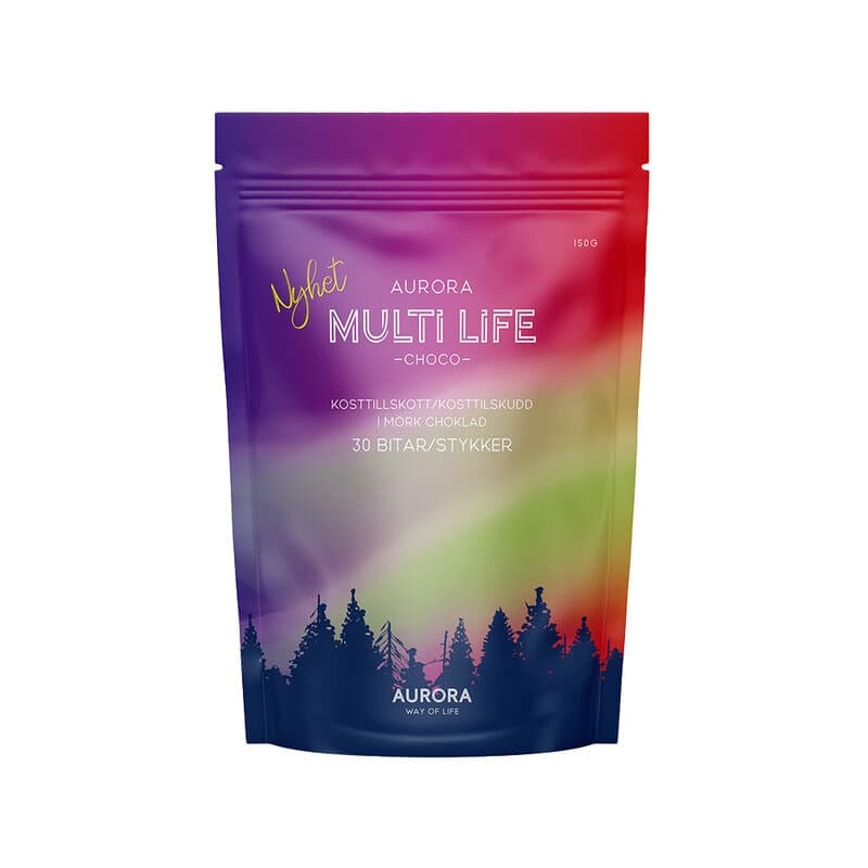 Aurora Multi Life Choco 30 bitar | Aurora Way Of Life – Aurora Way Of Life opakowanie