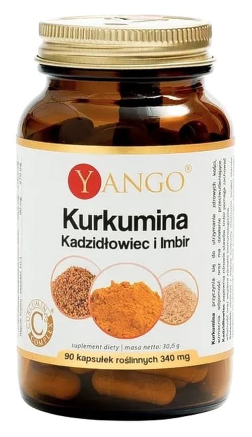 YANGO Kurkumina Kadzidłowiec i Imbir 90 kapslar