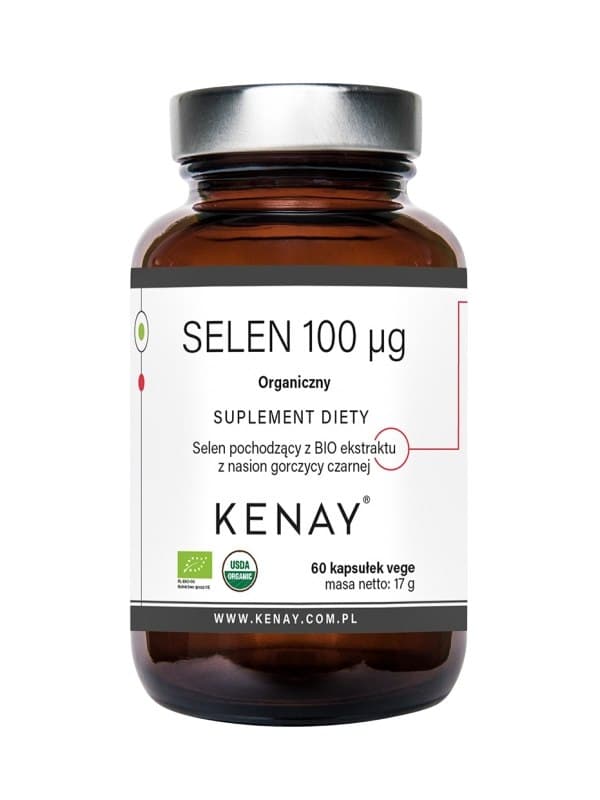 Kenay Organic Selenium - 60 Kapsler – Kenay confezione