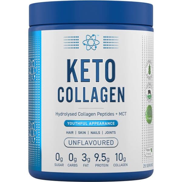 Applied Nutrition - KETO Collagen, Unflavoured - 325g – Applied Nutrition Verpackung