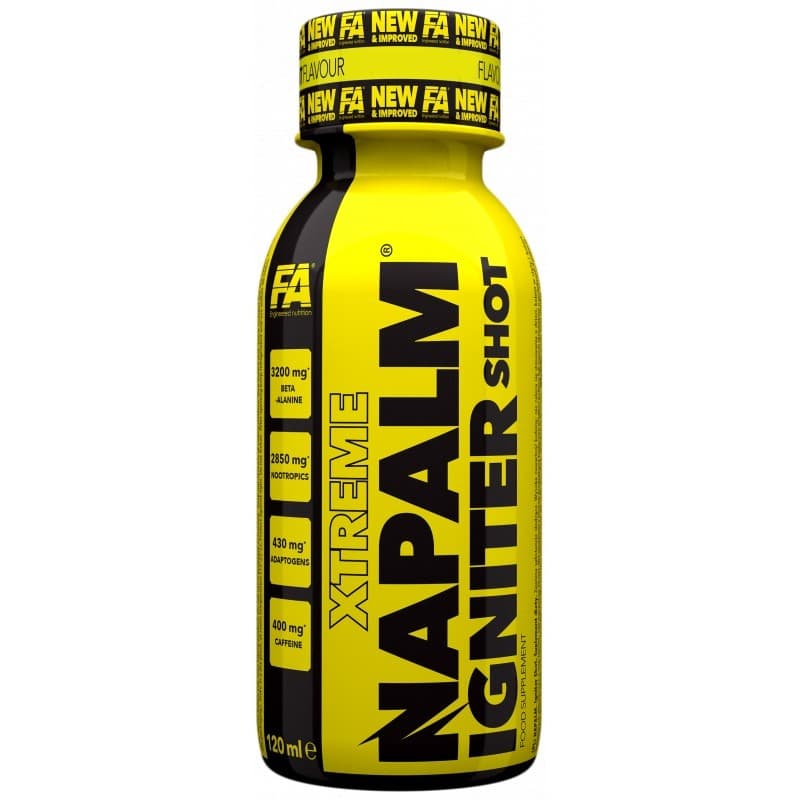 FA Nutrition - Napalm Igniter Shot – FA Nutrition packaging