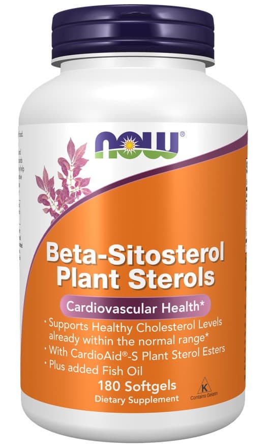 NOW Foods - Beta-sitosterol og plantesteroler – emballage
