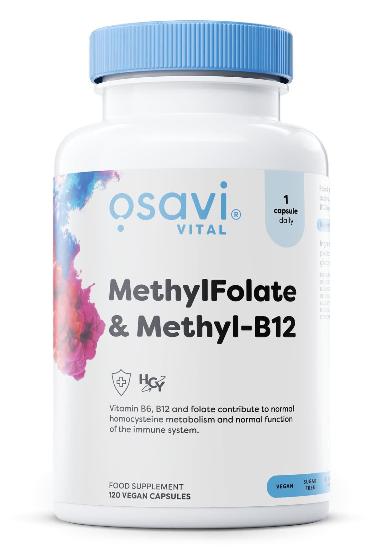 Osavi - Methyl Folate & Methyl B12 - 120 Vcaps
