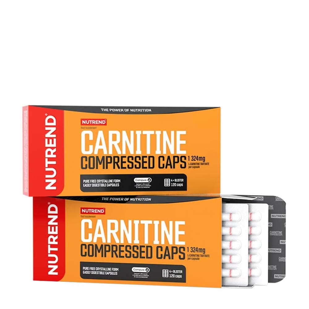 Nutrend - Carnitine Compressed Caps - 120 kapslar – Nutrend förpackning