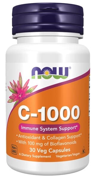 NOW Foods - C-1000 - 30 Vcaps – NOW Foods Verpackung