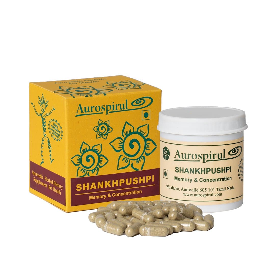 Aurospirul - Shankhpushpi - Pamięć i Koncentracja, 60 kapsułek