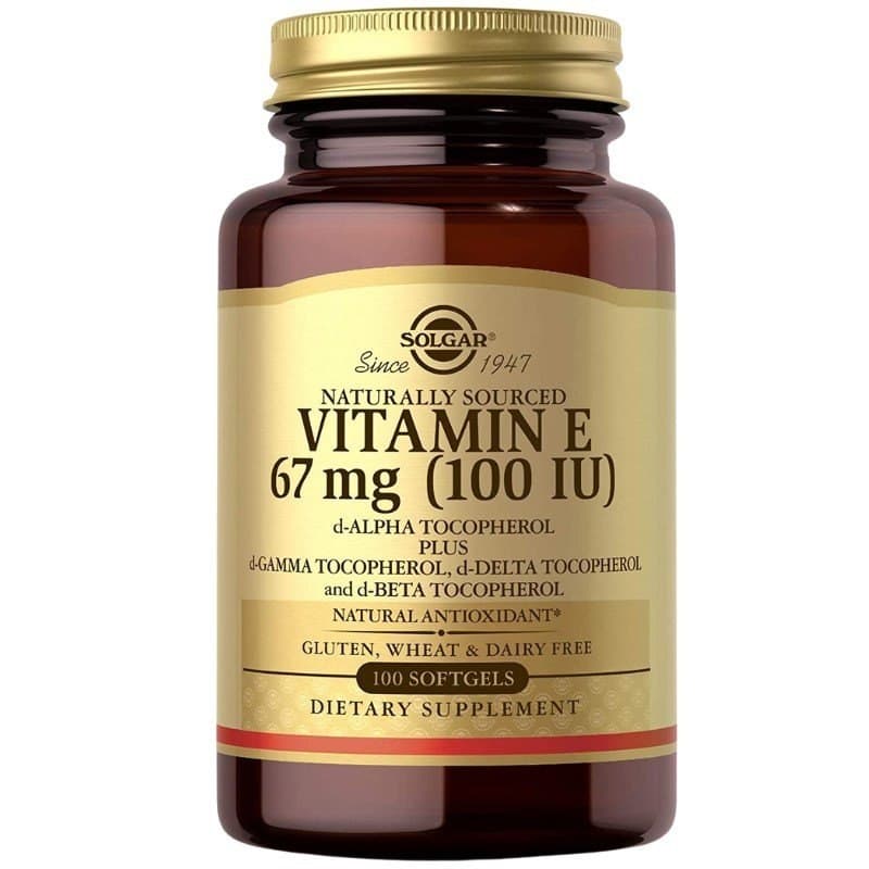 Solgar Naturally Sourced Vitamin E 400IU - 100 weiche Kapseln – Solgar packaging