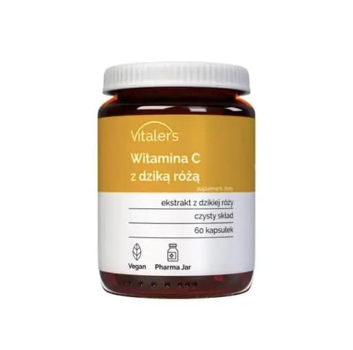 Vitaler's Vitamine C met wilde rozenbottel 60 capsules – Vitaler's packaging
