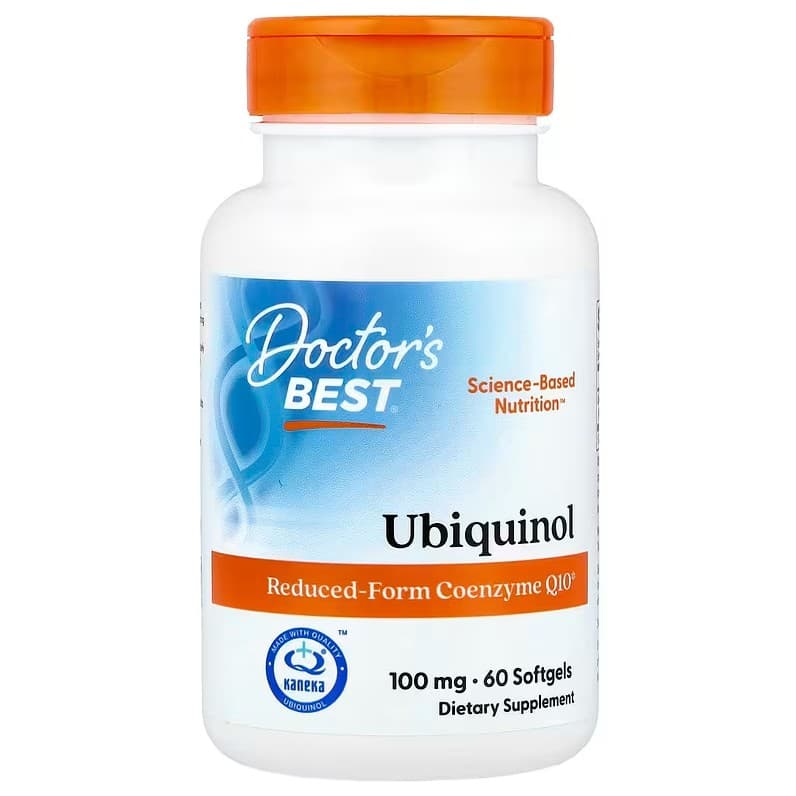 Doctor's Best - Ubiquinol With Kaneka, 100mg - 60 mjuka kapslar