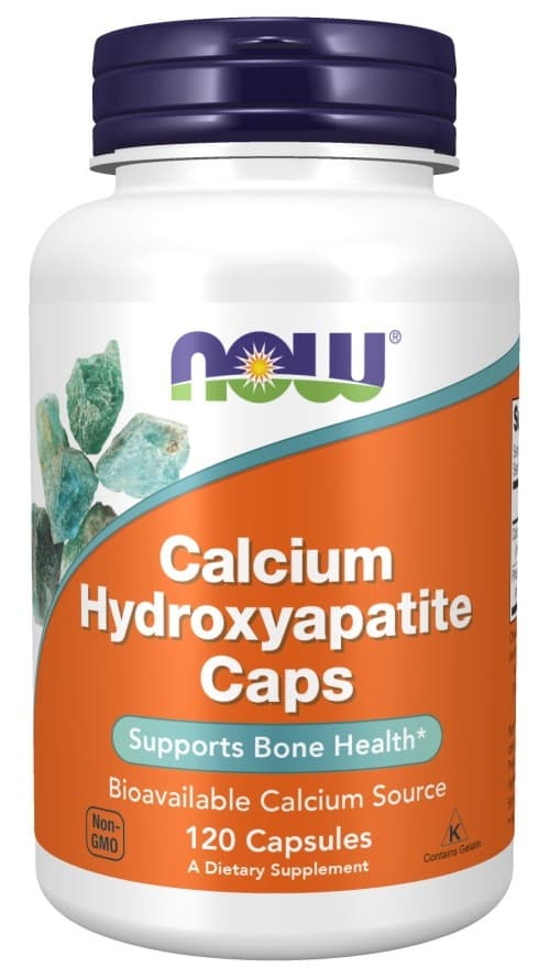NOW Foods - Calcium Hydroxyapatite - 120 capsules – NOW Foods packaging
