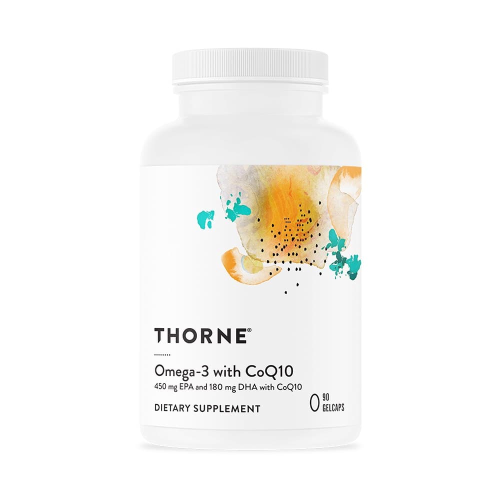 Thorne Omega-3 med CoQ10 – 90 kapslar