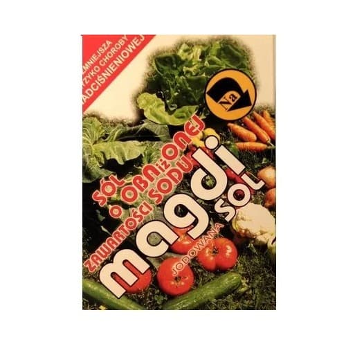 Magdi - Iodized Salt With Reduced Sodium - 500g – Magdi förpackning
