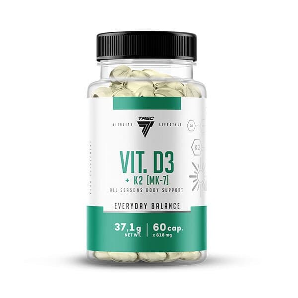Trec Vit D3 + K2 MK-7 60 kapsułek – Trec opakowanie