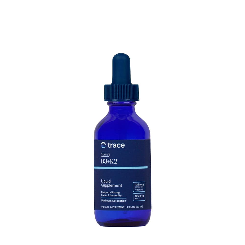 Trace Minerals - Ionic D3 + K2 - Płynny 59 ml – Trace Minerals opakowanie
