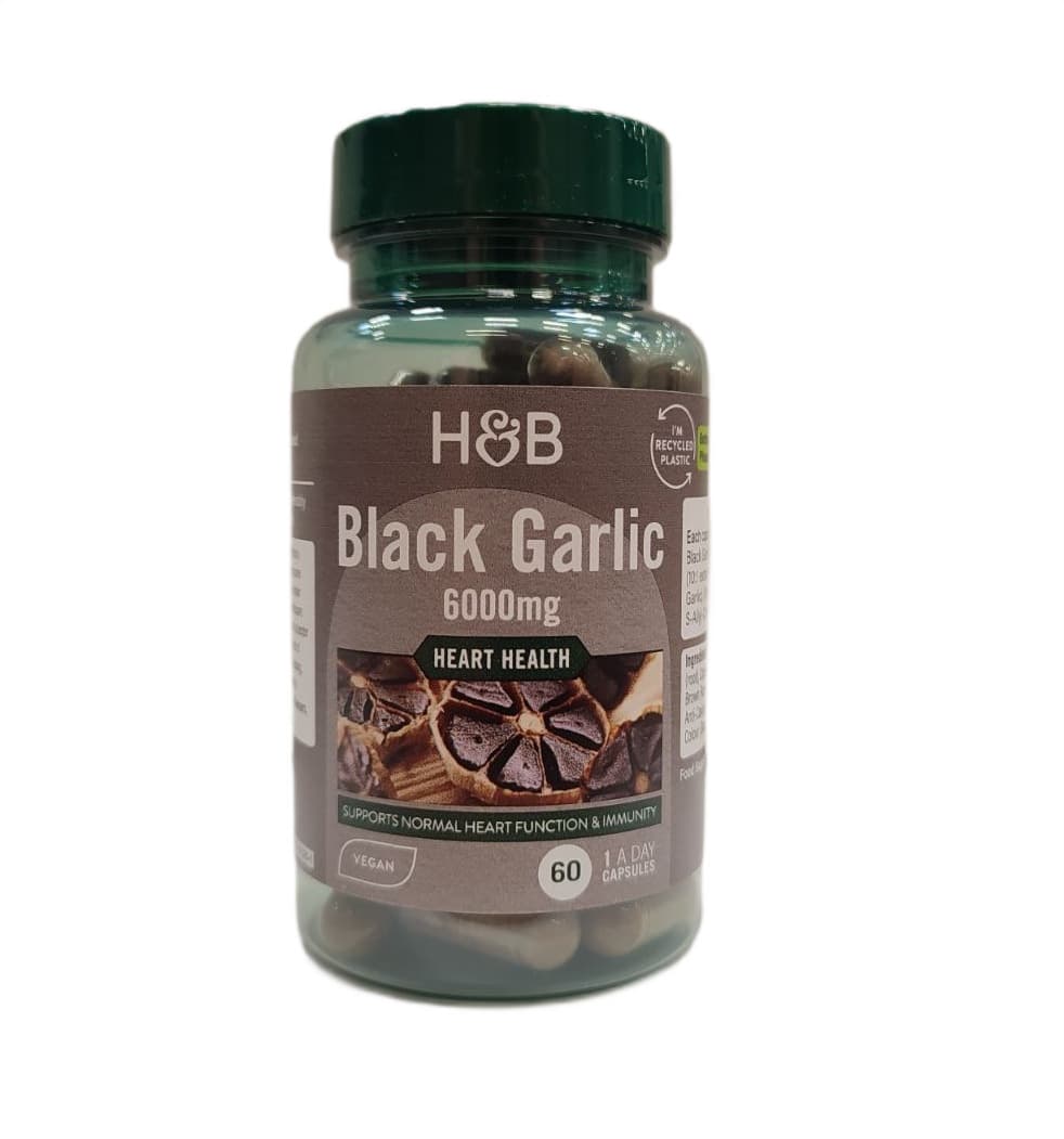 Holland & Barrett Svart Vitlök - 30 Kapslar – Holland & Barrett förpackning