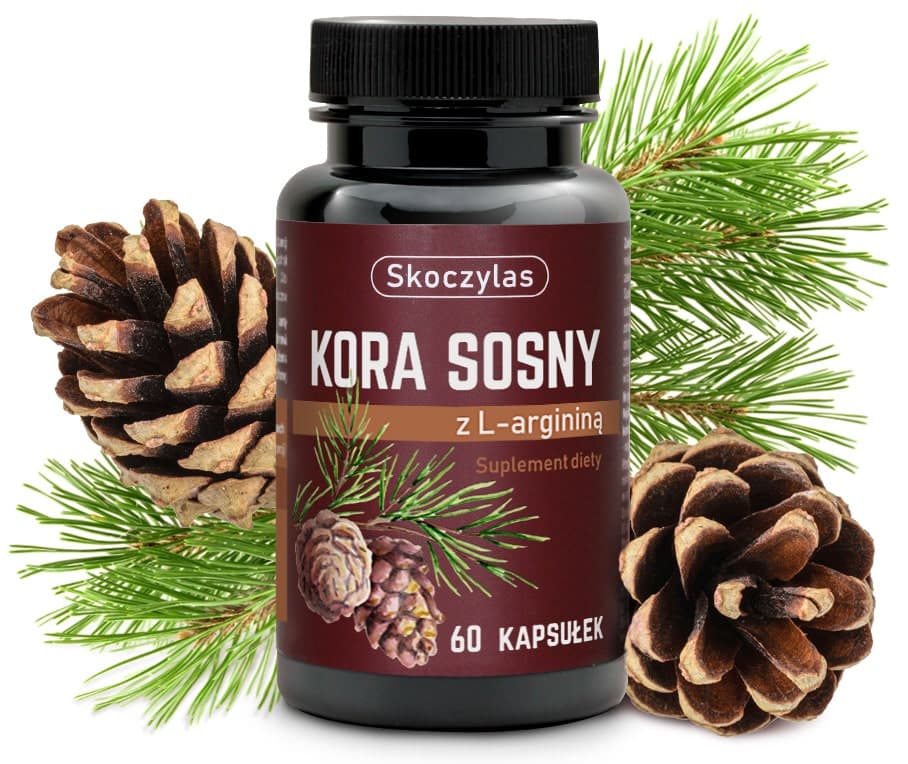 Skoczylas - Pine Bark with L-Arginine - 60 Caps