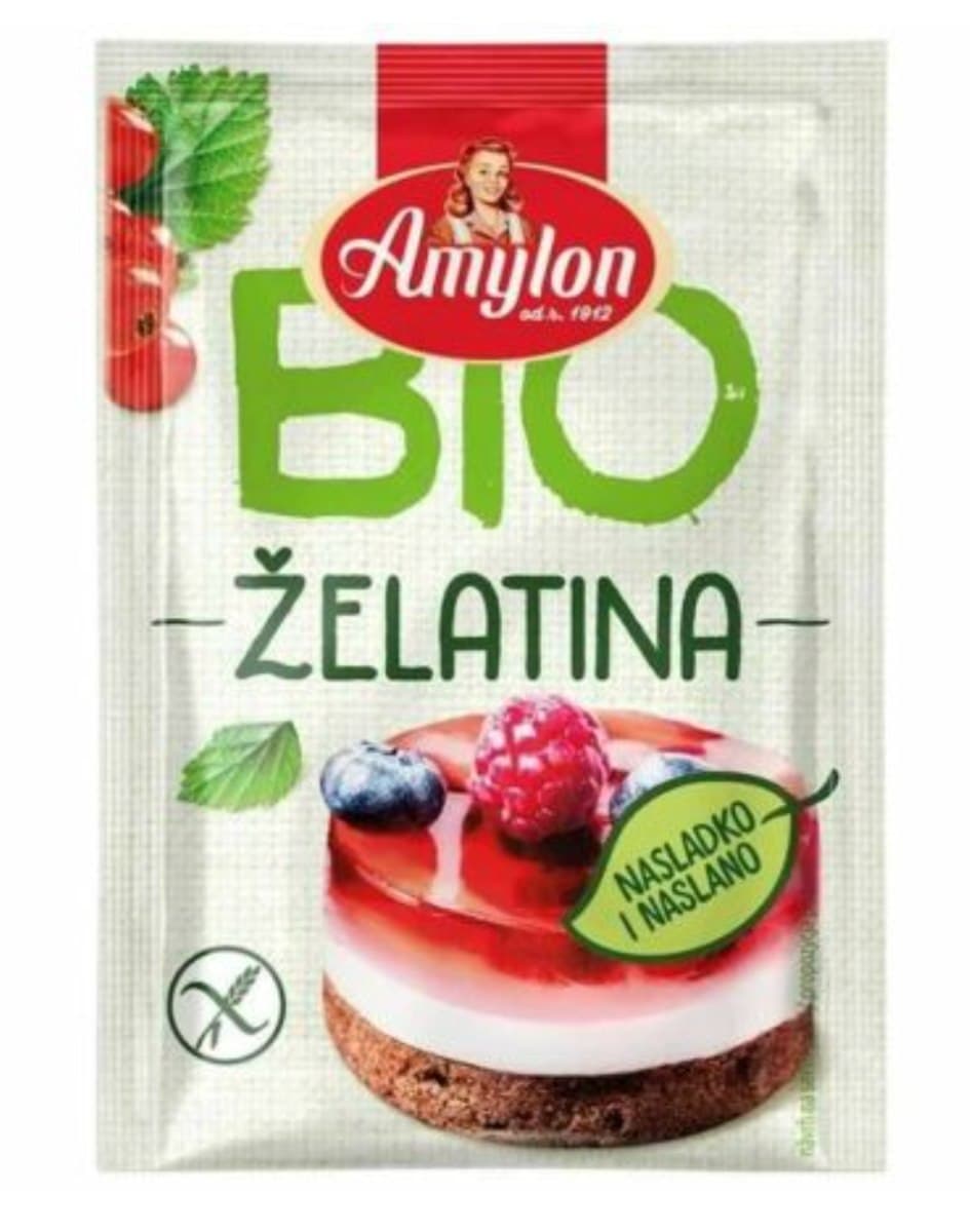 Amylon Żelatyna w proszku BIO 20 g | Bio Planet – Amylon förpackning